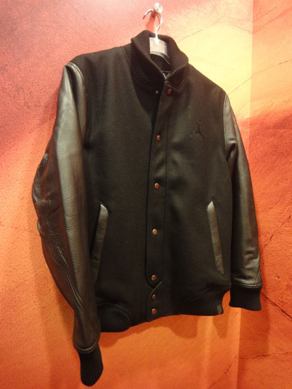 jordan leather letterman jacket